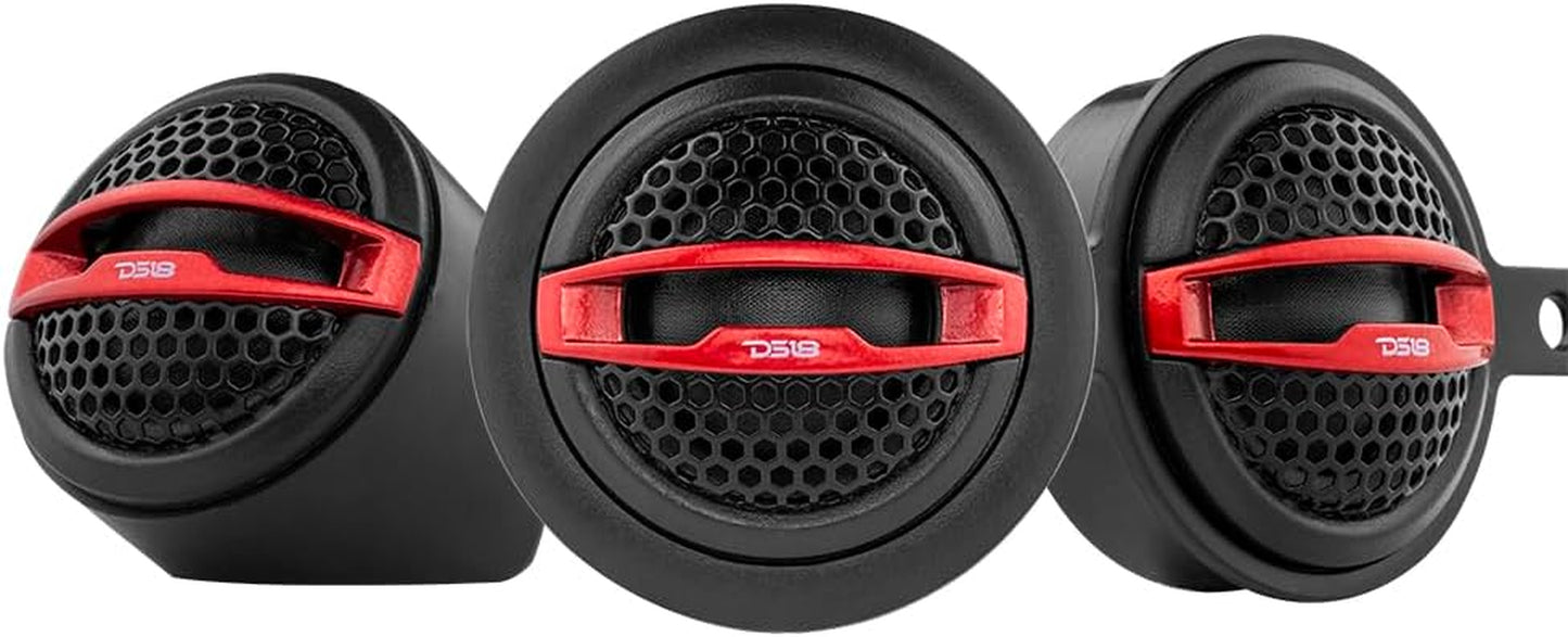 GEN-X6.5C Component Set - 6.5", 2-Way, 150W Max, 50W RMS, Black Paper Cone, Tetorn Dome Tweeters, 4 Ohms - Clarity Unparalled by Other Speakers in Their Class (2 Speakers)