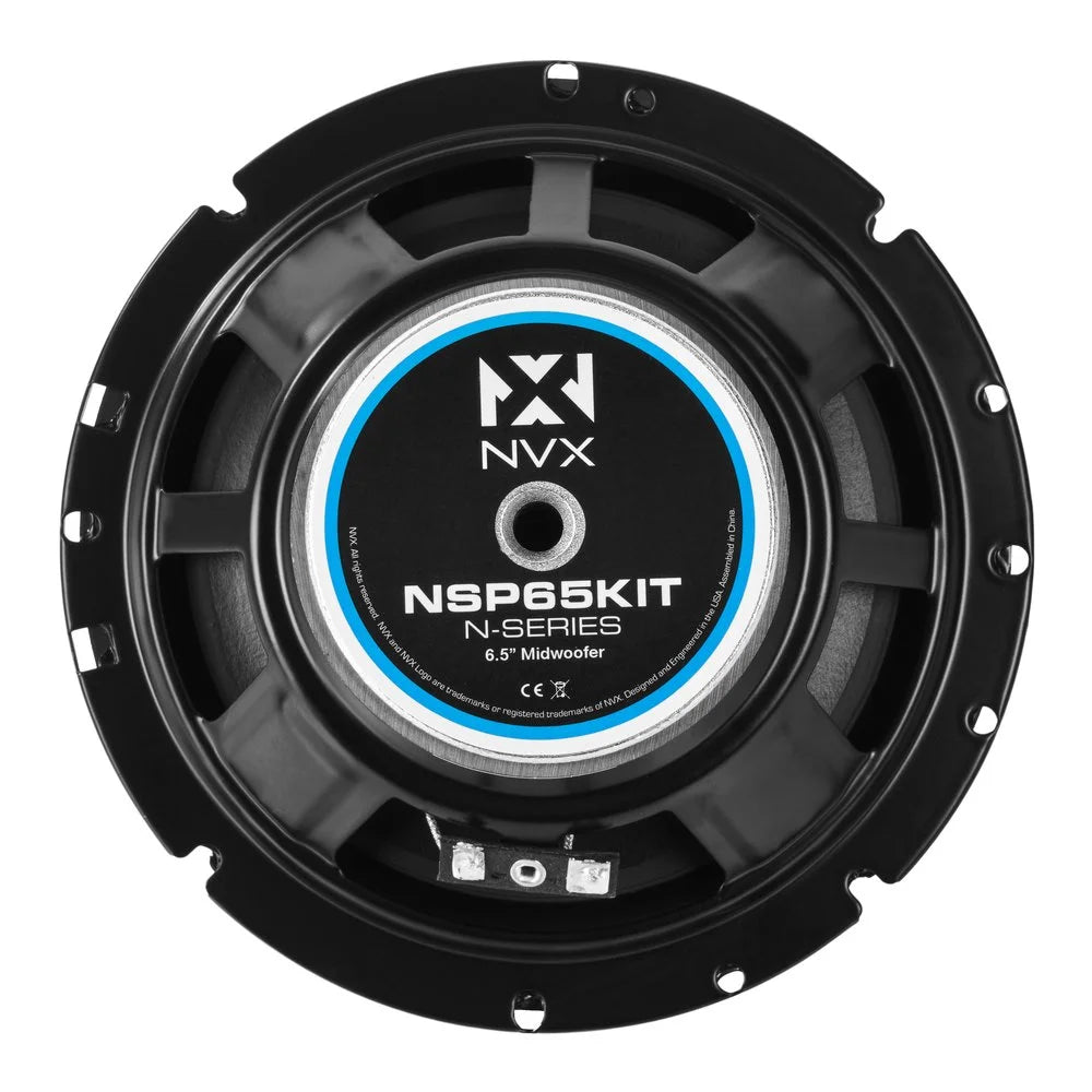 NSP65KIT 6.5" Component Car Speaker System 2-Way 600W Peak N-Series W/ 20Mm Silk Dome Tweeters