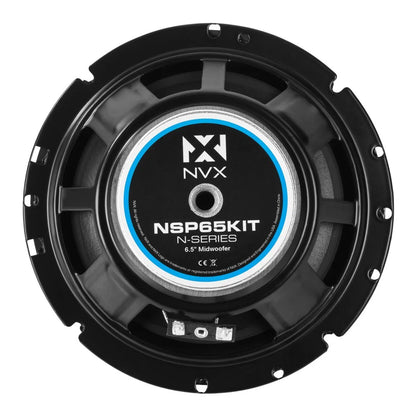 NSP65KIT 6.5" Component Car Speaker System 2-Way 600W Peak N-Series W/ 20Mm Silk Dome Tweeters